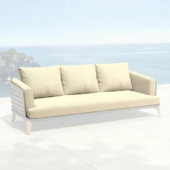 MOBELLIA Housses de coussin de remplacement pour Canapé 3 places Monte Carlo Beige Online