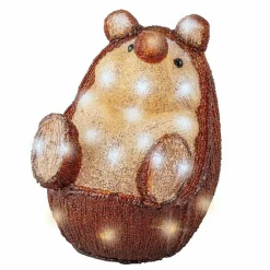 EMINZA Hérisson lumineux à piles 30 LED (H24 cm) Twiggy Blanc froid Sale