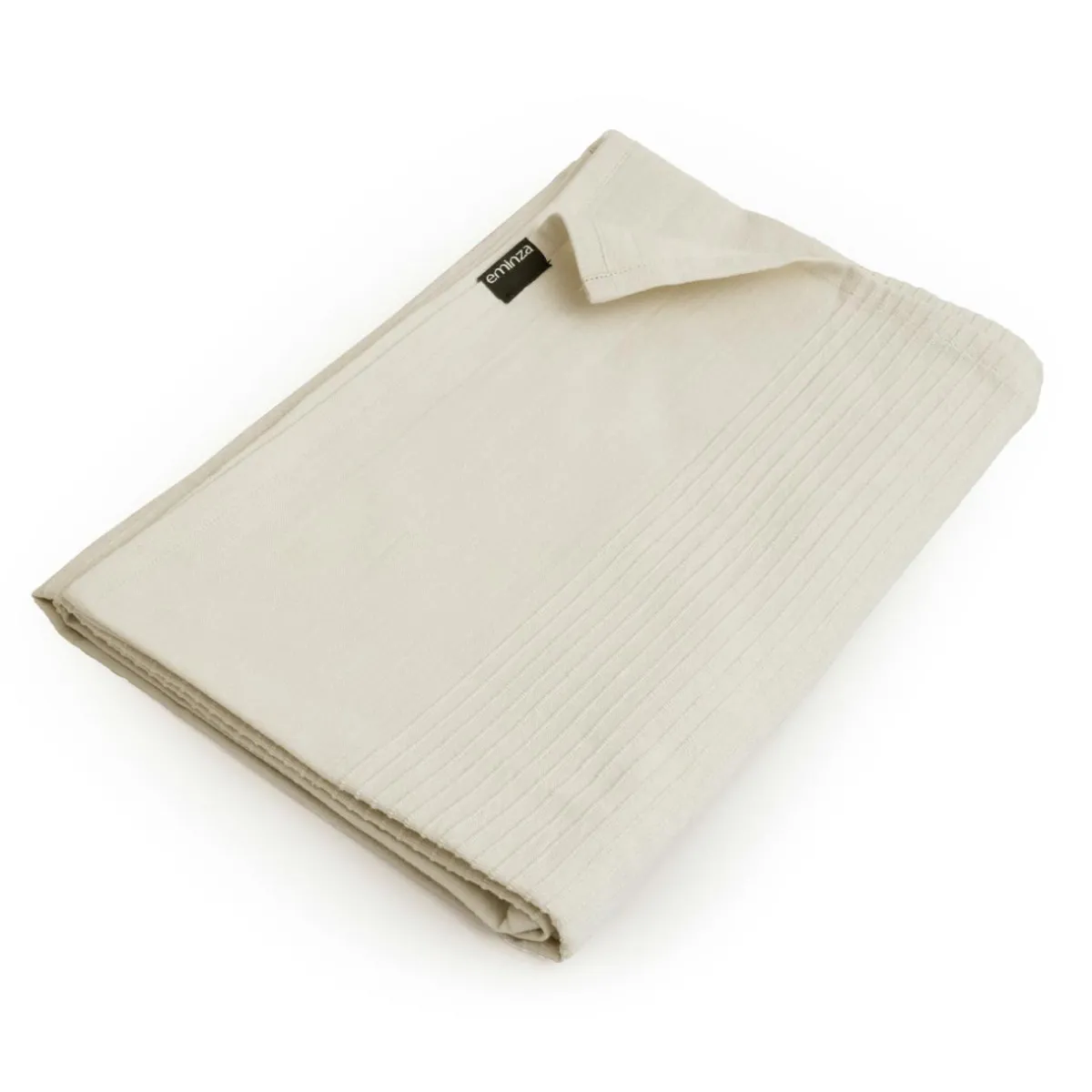 EMINZA Jeté de lit coton tissé (130 x 160 cm) Léa pampa Beige Sale