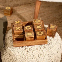 ATMOSPHERA Jeu de Morpion en Bois Sale