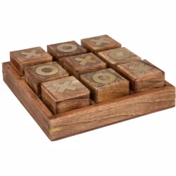 ATMOSPHERA Jeu de Morpion en Bois Sale