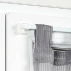 LUANCE Kit de 2 tringles extensibles ovales (80 à 110 cm) Blanc Sale