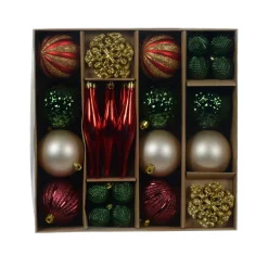 KAEMINGK Kit de décoration de sapin de Noël Christmas rouge et or Vert Sale