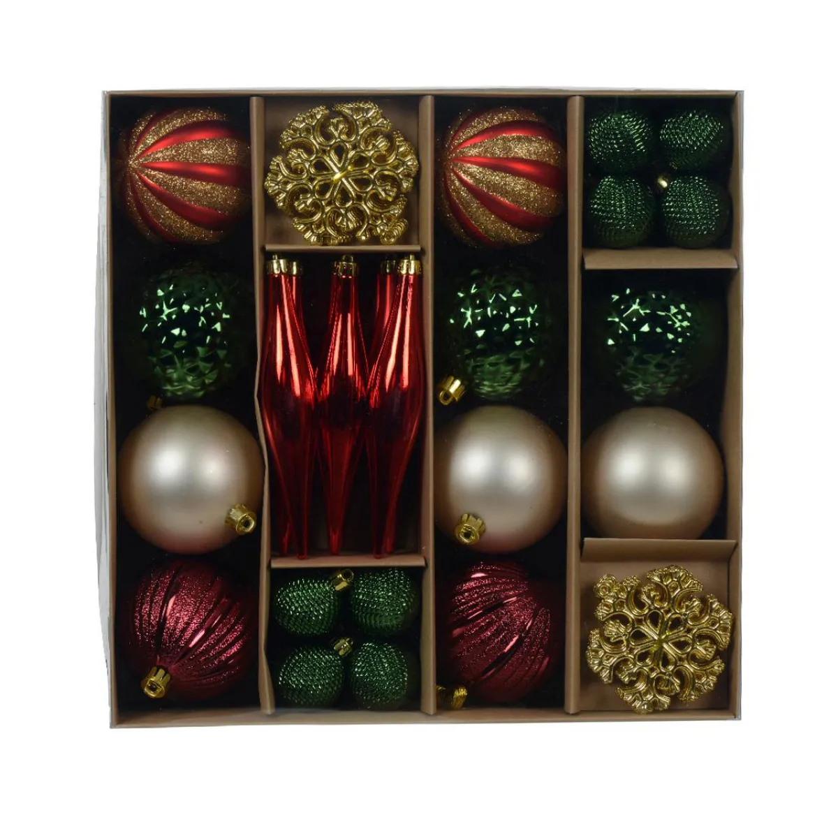 KAEMINGK Kit de décoration de sapin de Noël Christmas rouge et or Vert Sale