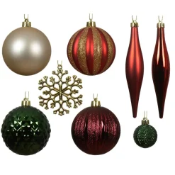 KAEMINGK Kit de décoration de sapin de Noël Christmas rouge et or Vert Sale