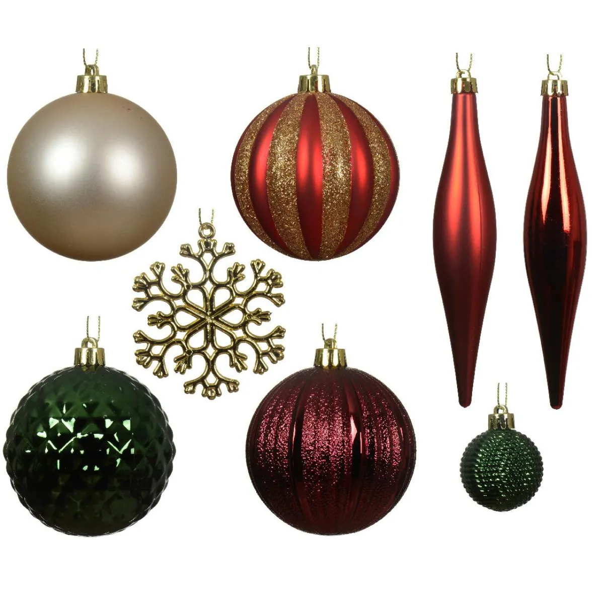 KAEMINGK Kit de décoration de sapin de Noël Christmas rouge et or Vert Sale