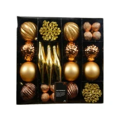 KAEMINGK Kit de décation de sapin de Noël Christmas Or Hot