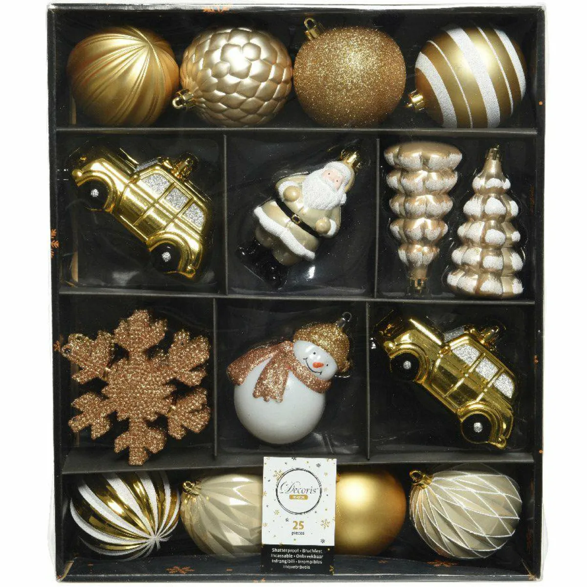 KAEMINGK Kit de décoration de sapin de Noël Tradition Perle Sale