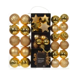 KAEMINGK Kit de décation de Sapin de Noël (40 pcs) Cristal Or Best