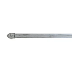 LUANCE Kit de tringle extensible (85 à 135 cm) Bistrot et noir Argent Sale