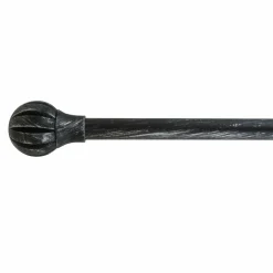 LUANCE Kit de tringle extensible (L120 - L210 cm / D19 mm) Touch of zen Noir Clearance