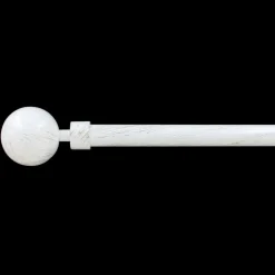 LUANCE Kit de tringle extensible (L120 - L210 cm / D19 mm) Basic et or Blanc