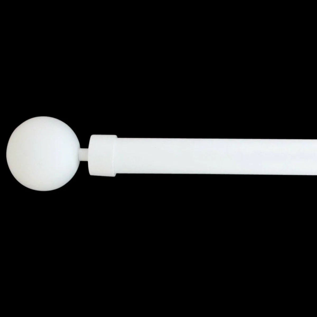 LUANCE Kit de tringle extensible (L120 - L210 cm / D28 mm) Gaïa Blanc Sale