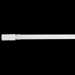 LUANCE Kit de tringle extensible (170 à 300 cm) Cylindre strié Blanc Online