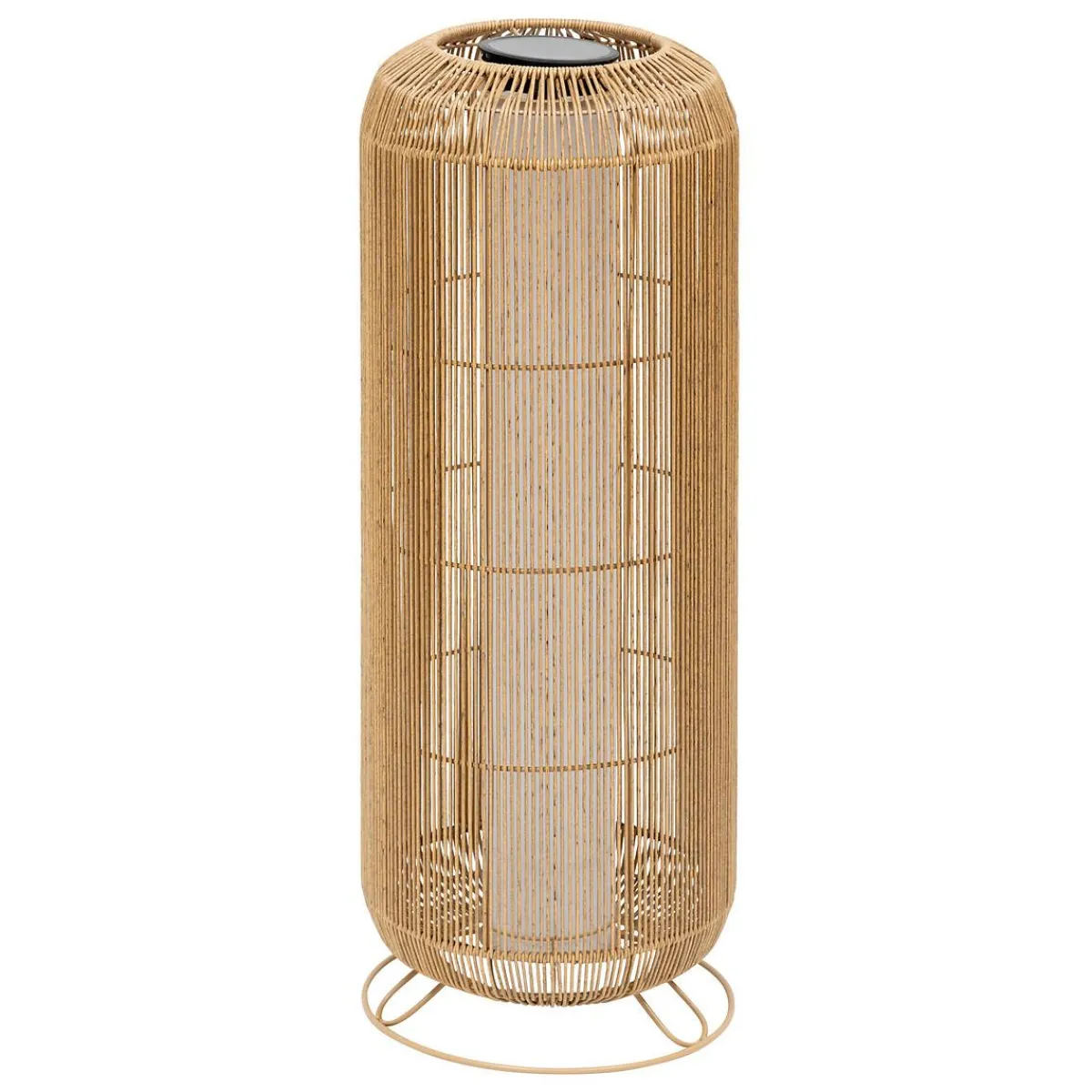 Atmosphera, cru017dateur d'intu017drieur Lampadaire de jardin solaire en corde LED (H78 cm) Loise Beige Naturel Outlet