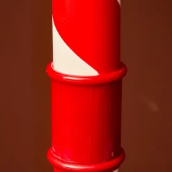 KAEMINGK Lampadaire double illuminé 66 LED (H188 cm) Noël Magique Rouge Best