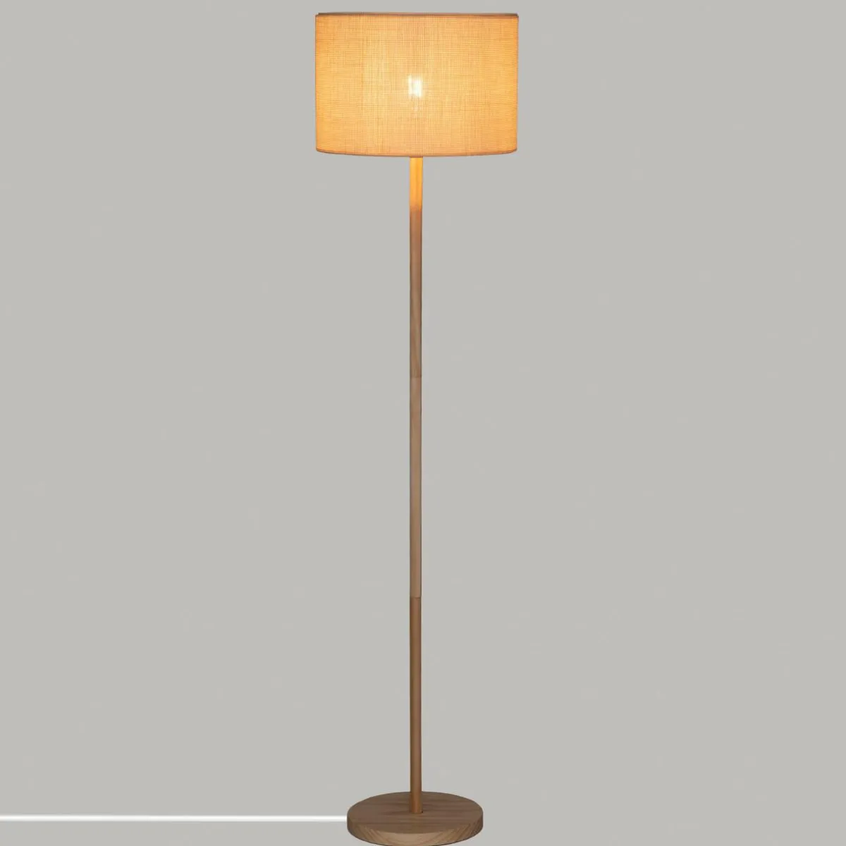 ATMOSPHERA Lampadaire en bois (H150 cm) Della Beige Clearance
