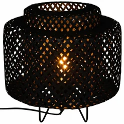 ATMOSPHERA Lampe à poser bambou (H27 cm) Liby Noir Hot
