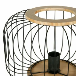 OSTARIA Lampe à poser bois et métal (H38 cm) Cicerone Noir Sale
