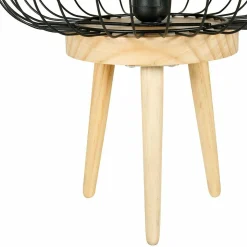 OSTARIA Lampe à poser bois et métal (H38 cm) Cicerone Noir Sale