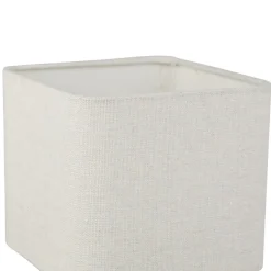 OSTARIA Lampe à poser Carrée en Céramique (H27 cm) Pompon e Vert