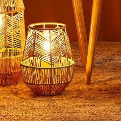 OSTARIA Lampe à poser corde tressée (H26 cm) Ajay Naturel