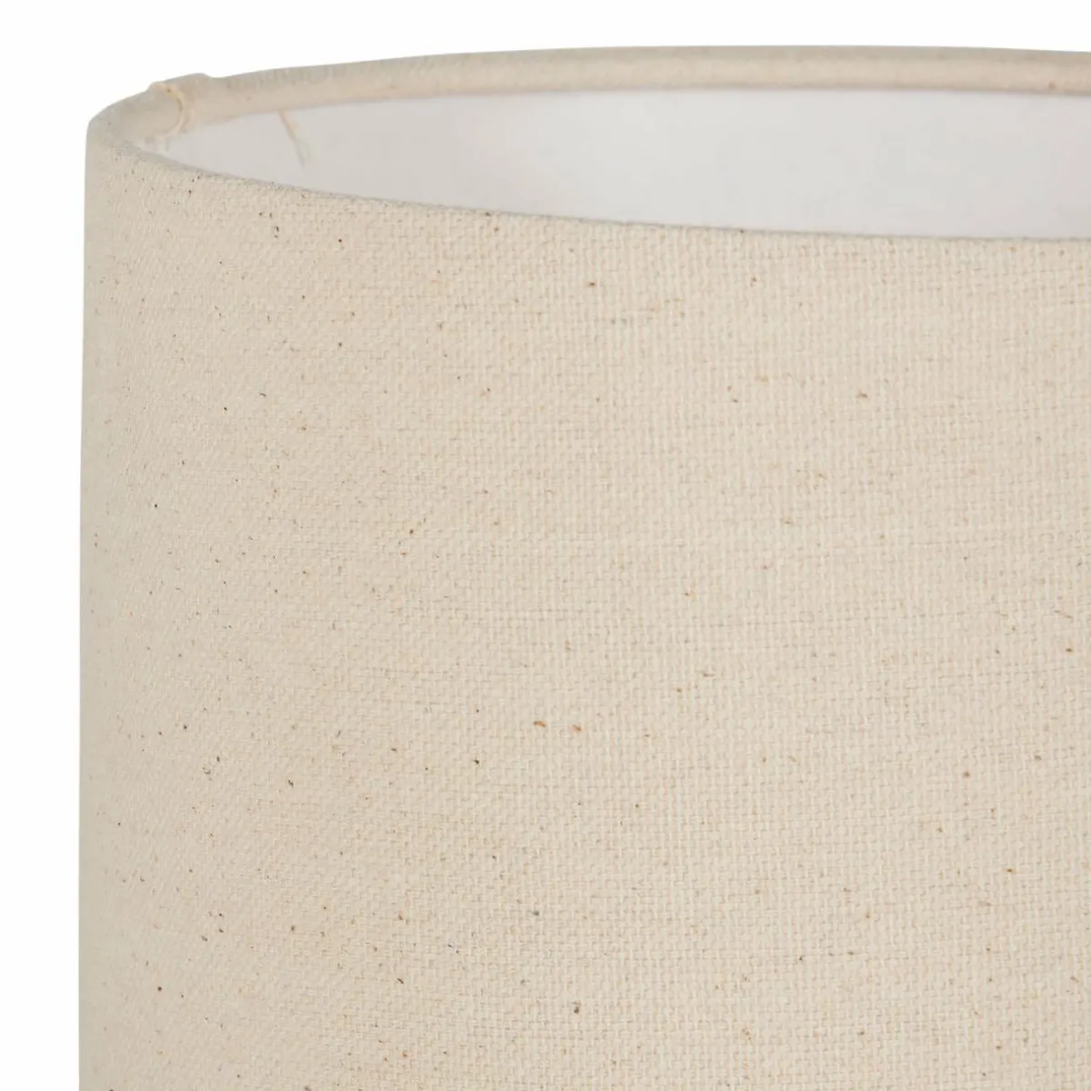 OSTARIA Lampe à poser céramique et lin (H34,5 cm) Aurora he Blanc Sale