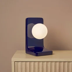 OSTARIA Lampe à poser céramique (H23 cm) Walter e Bleu Sale