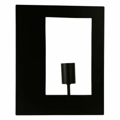 OSTARIA Lampe à poser design métal (H33,5 cm) Cuadro Noir New