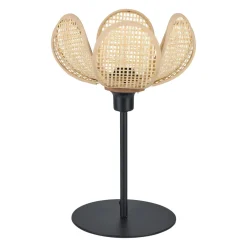 OSTARIA Lampe à poser en Bambou (H24 cm) Margaux e Noir Hot