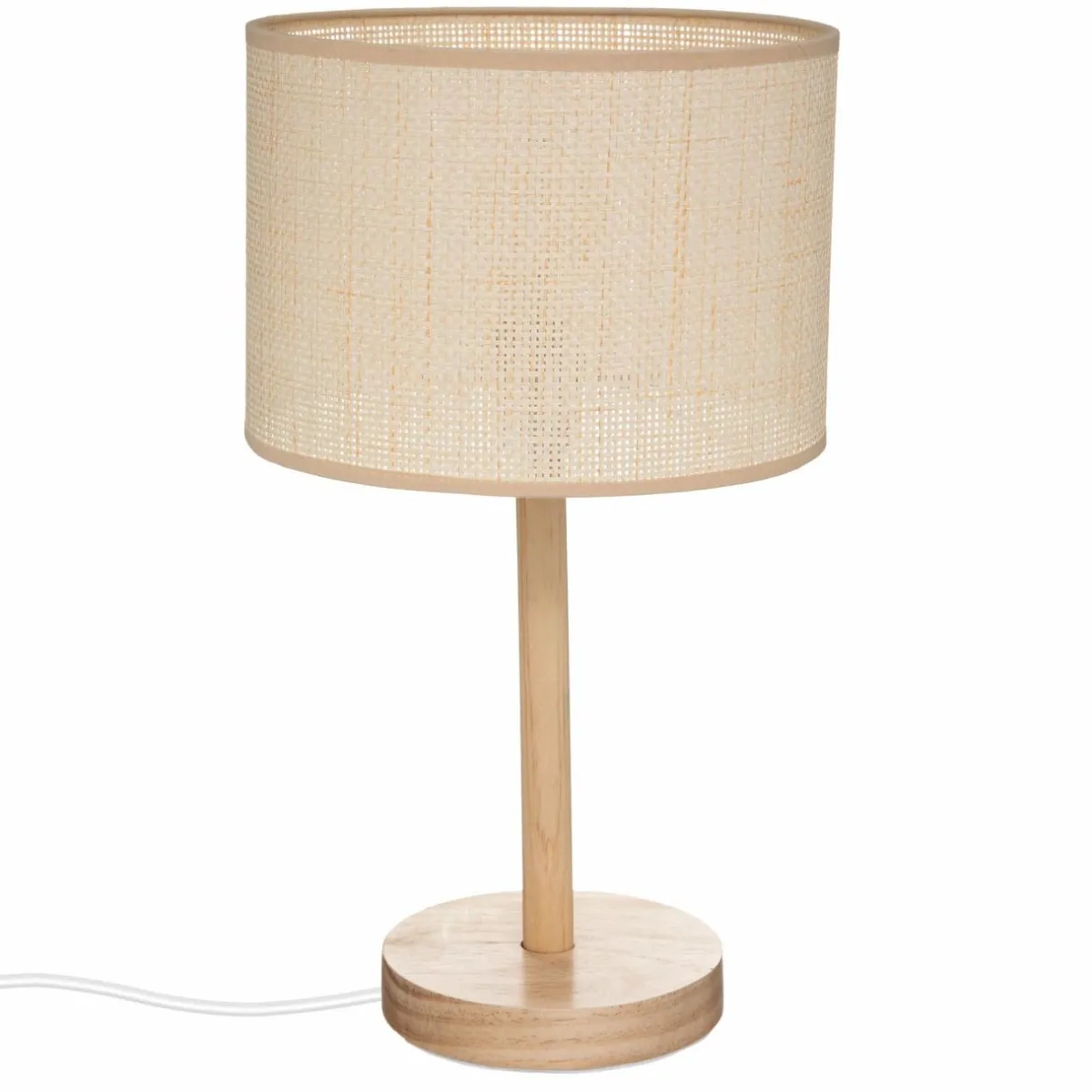 ATMOSPHERA Lampe à poser en bois (H42 cm) Della Beige Online