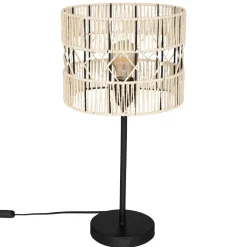 ATMOSPHERA Lampe à poser en corde (H47 cm) Cosy Beige Discount