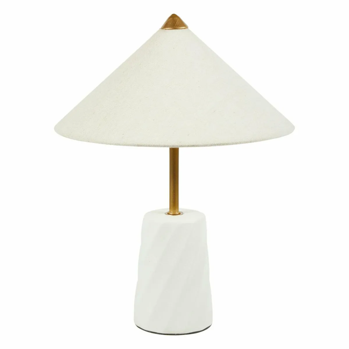 OSTARIA Lampe à poser en céramique (H37 cm) Fiamma he Blanc Best