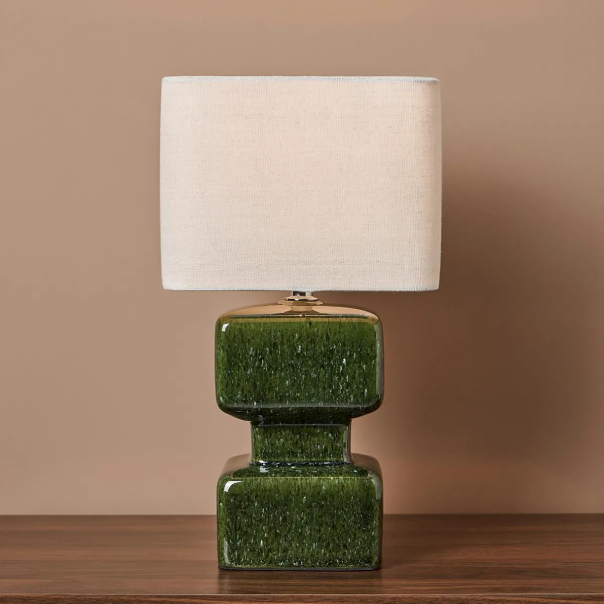 OSTARIA Lampe à poser en céramique (H34 cm) Céladon e Vert Clearance