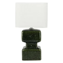 OSTARIA Lampe à poser en céramique (H34 cm) Céladon e Vert Clearance