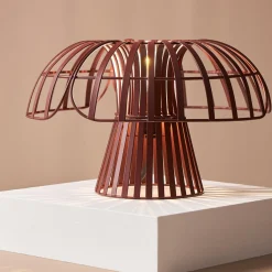 OSTARIA Lampe à poser en métal (20 cm) Poppi Terracotta