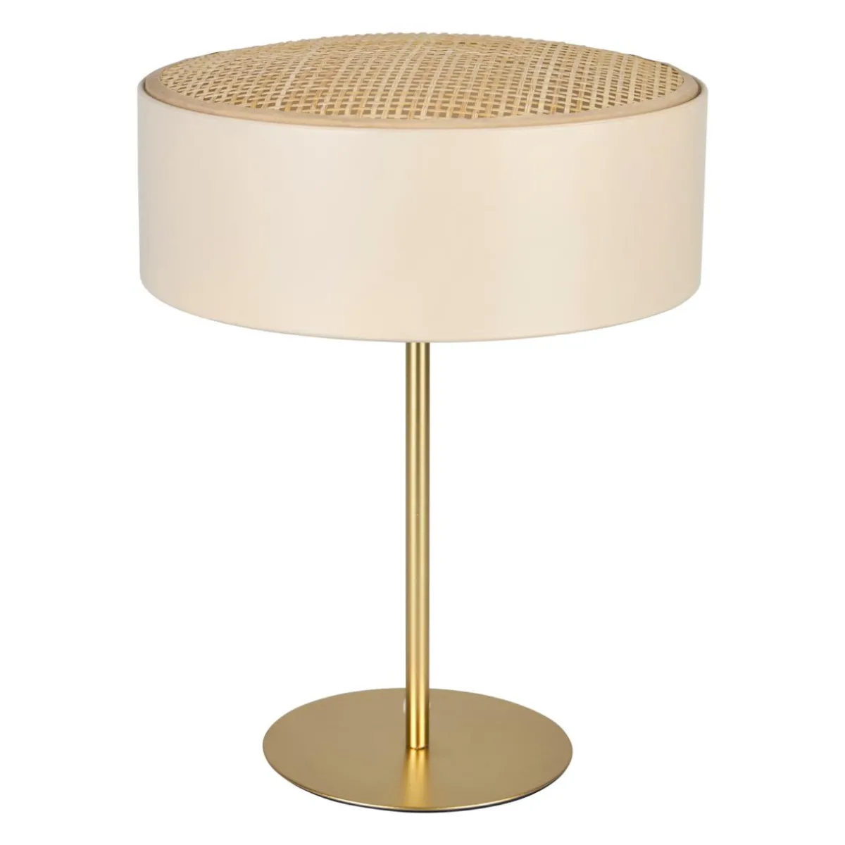 OSTARIA Lampe à poser en Métal et Bambou (H33.5 cm) Ambre Beige Online