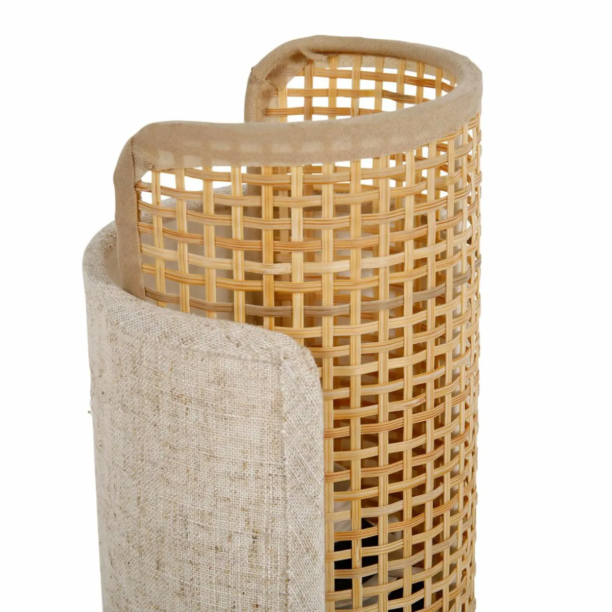 OSTARIA Lampe à poser en métal (H28 cm) Luma et doré Beige New