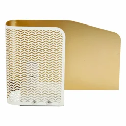OSTARIA Lampe à poser en métal (L25 x H16 cm) Aladin Dorée et he Blanc Online