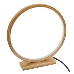 ATMOSPHERA Lampe à poser LED (H32 cm) Ronde Bois Discount