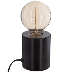 ATMOSPHERA Lampe à poser méral (H10,5 cm) Tube Noir