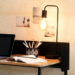 ATMOSPHERA Lampe à poser métal (H45,5 cm) Arietis Noir Sale