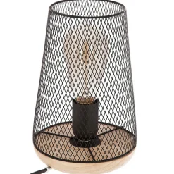 ATMOSPHERA Lampe à poser métal (H23 cm) Factor Noir New