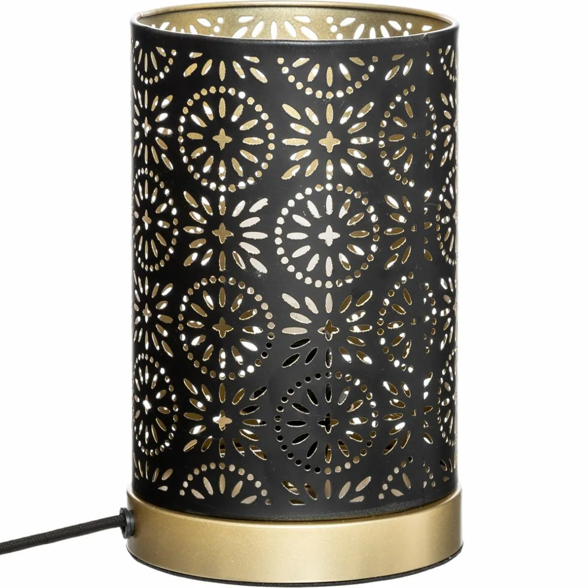 ATMOSPHERA Lampe à poser métal (H21,5 cm) Gipsy Noir New