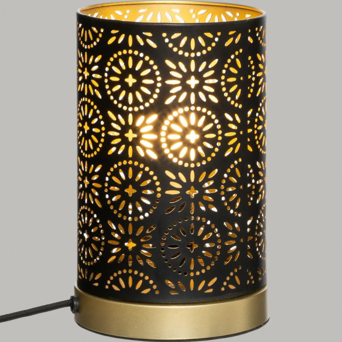 ATMOSPHERA Lampe à poser métal (H21,5 cm) Gipsy Noir New