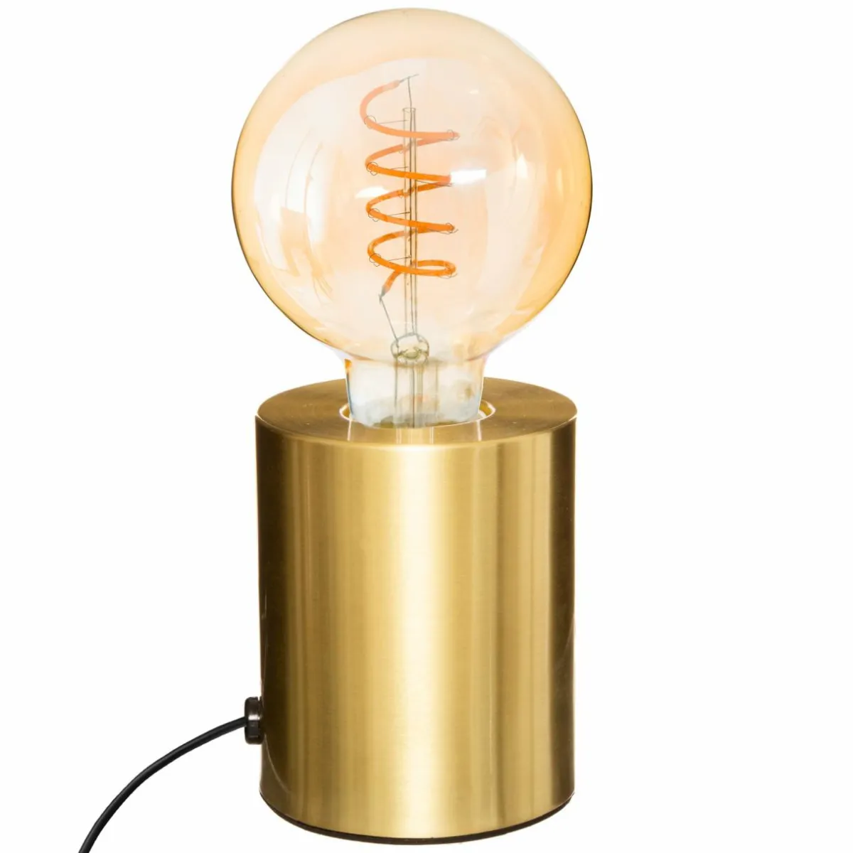 ATMOSPHERA Lampe à poser métal (H10 cm) Tube Or Discount