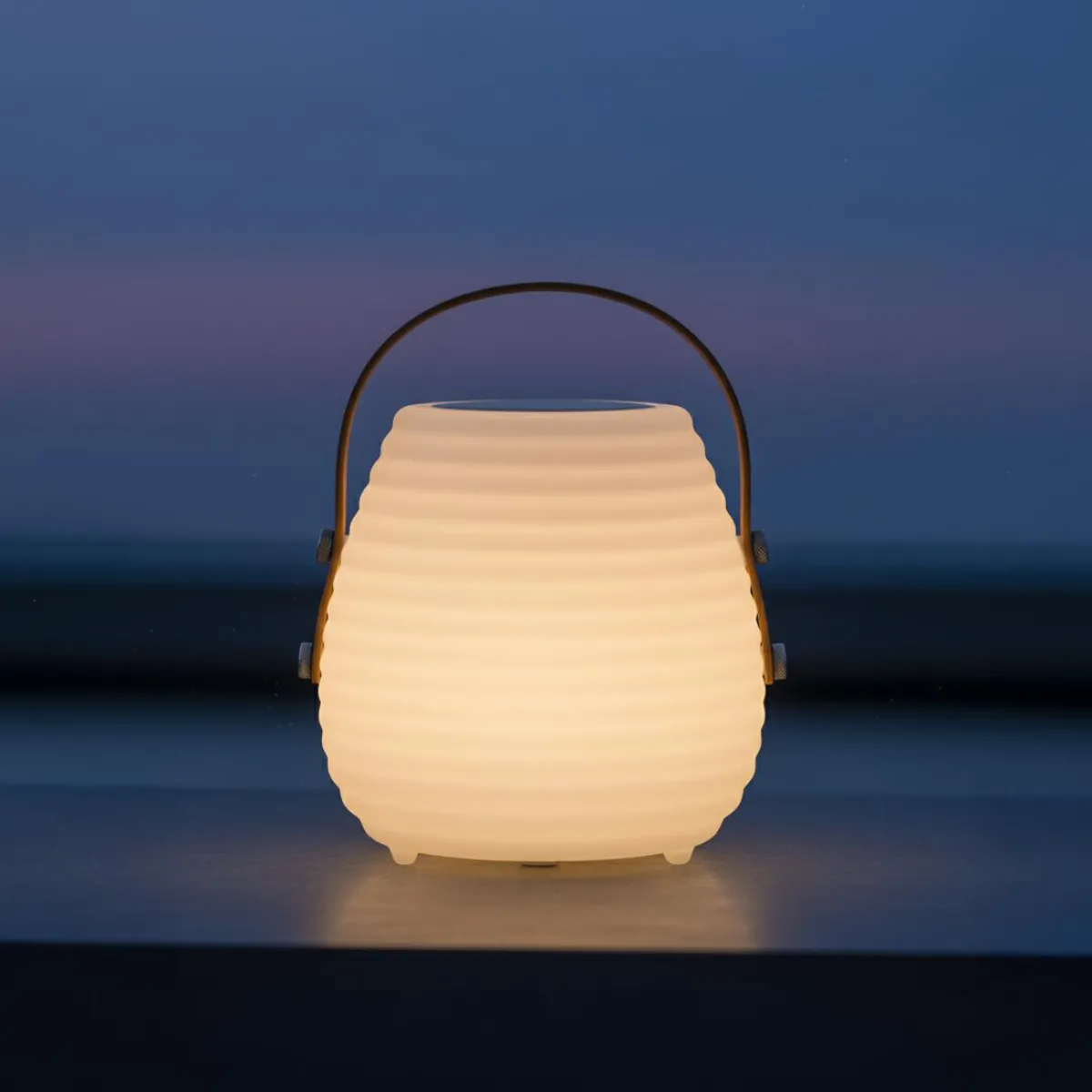 KAEMINGK Lampe de jardin mobile sans fil à piles 6 LED (H17 cm) Mokulua Blanc Discount