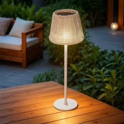 KAEMINGK Lampe de table extérieure solaire LED (H38 cm) Marylebone Blanc Online