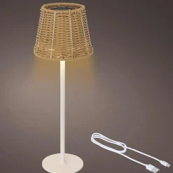 KAEMINGK Lampe de table extérieure solaire LED (H38 cm) Marylebone Naturel Hot