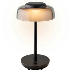 #N/A Lampe de table sans fil rechargeable USB 18 LED (H28 cm) Tribeca Noir Outlet